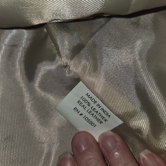 Double D Ranch Range Rider Leather Jacket Woman's Size XL - Picture 6 of 12